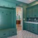 Mudroom with KraftMaid cabinets